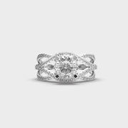 Queenship Exotic Padma Cut Diamond Solitaire Ring