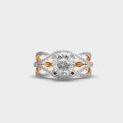 Queenship Exotic Padma Cut Diamond Solitaire Ring