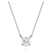 Eternity solitaire pendant