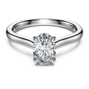 Eternity solitaire ring