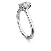 Eternity solitaire ring