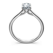 Eternity solitaire ring