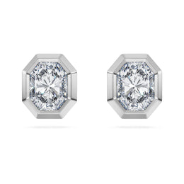 Octagon stud earrings
