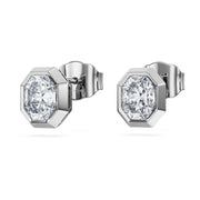 Octagon stud earrings